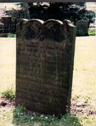 1700s gravestone, Longbenton.