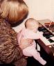Beth started playing keyboards rather early in life...